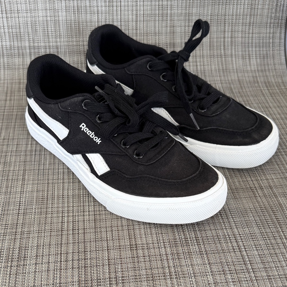 Reebok Kids Black and White Sneakers